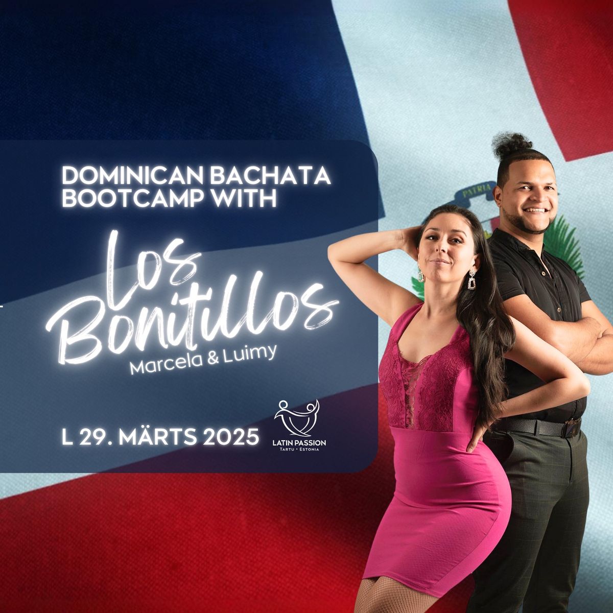 Dominikaani bachata tantsutunnid Los Bonitillose - Marcela & Luimyga