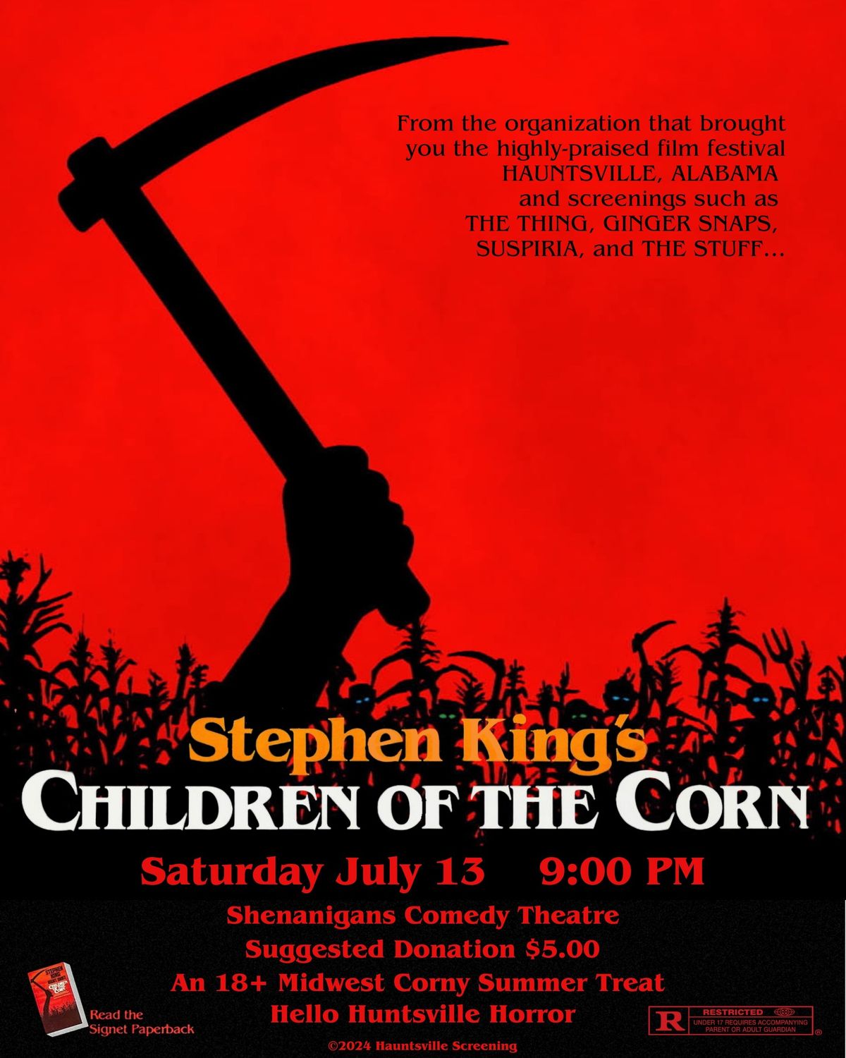 Hello Huntsville Horror presents\u2026CHILDREN OF THE CORN