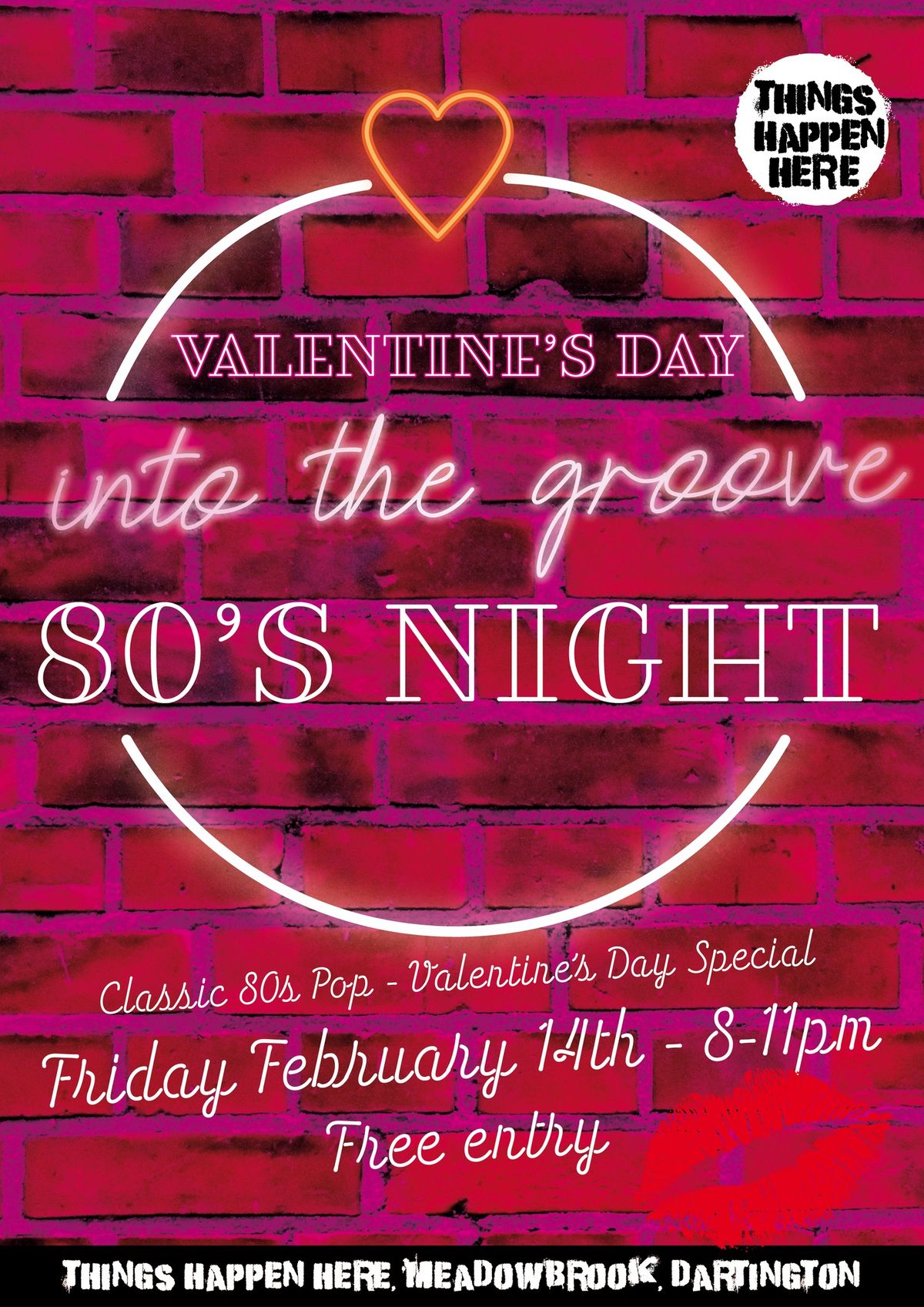 Into The Groove 80's Night - Valentines Day Special!