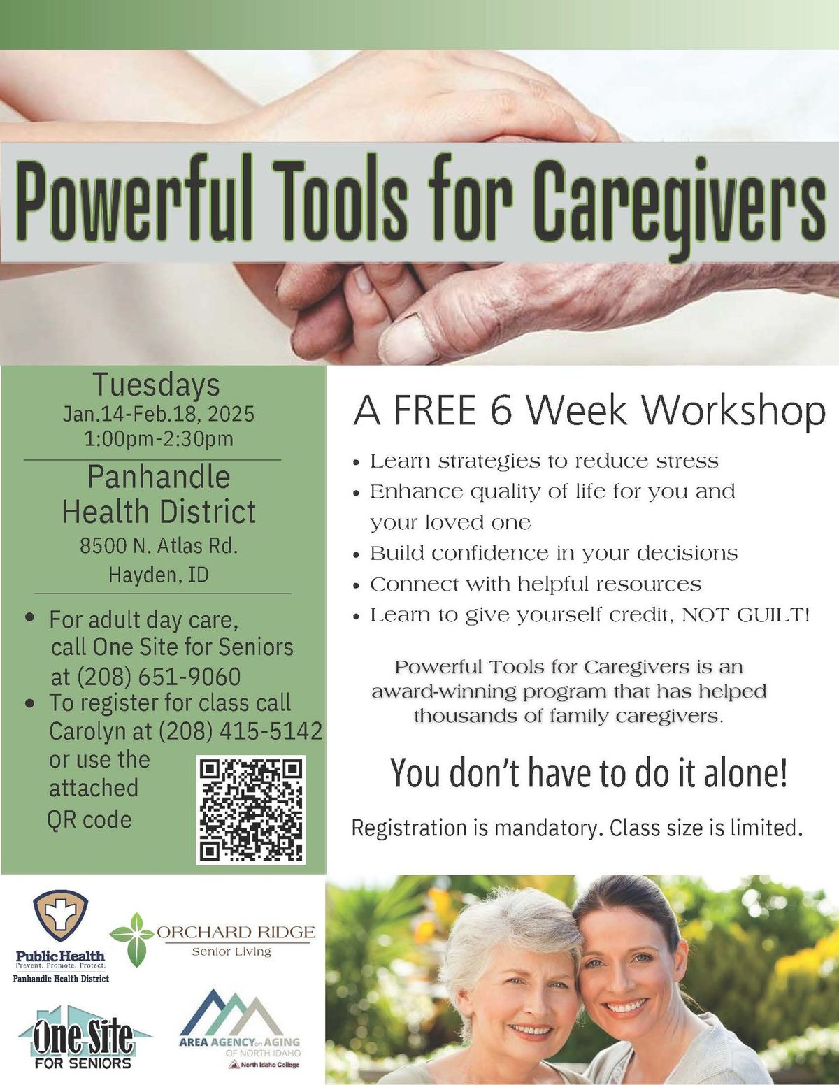 Powerful Tools for Caregivers Workshop