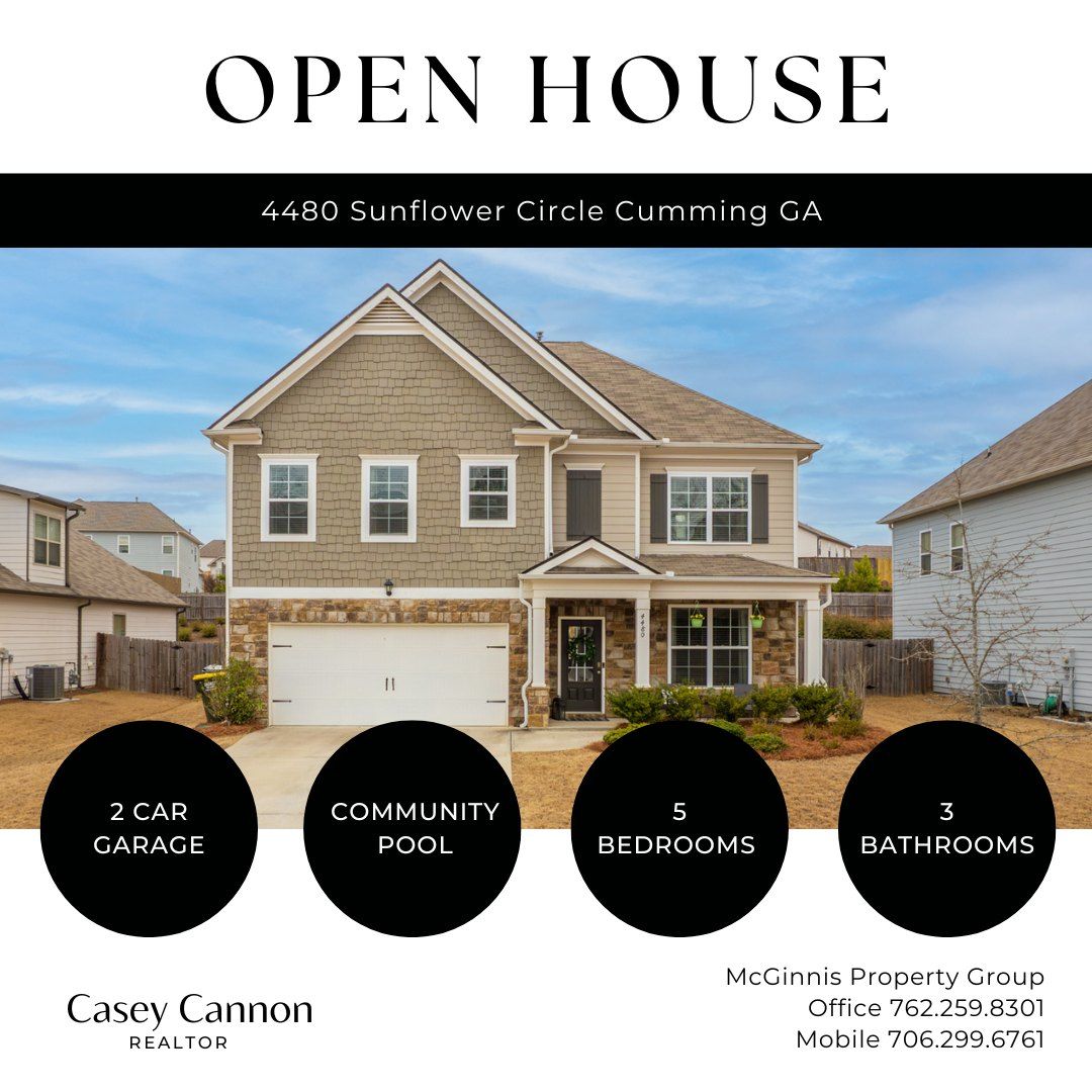 Open House Cumming GA