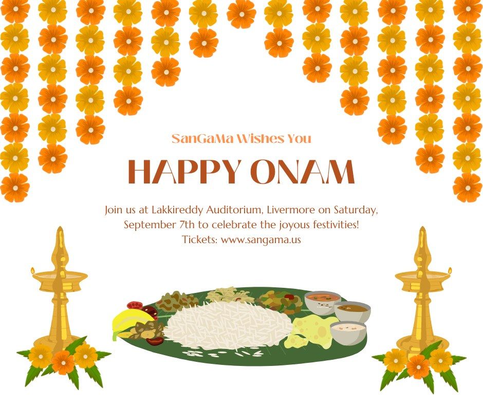 SanGaMa ONAM 2024 - Saturday, Sept 7th