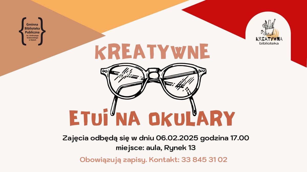 Kreatywne etui na okulary