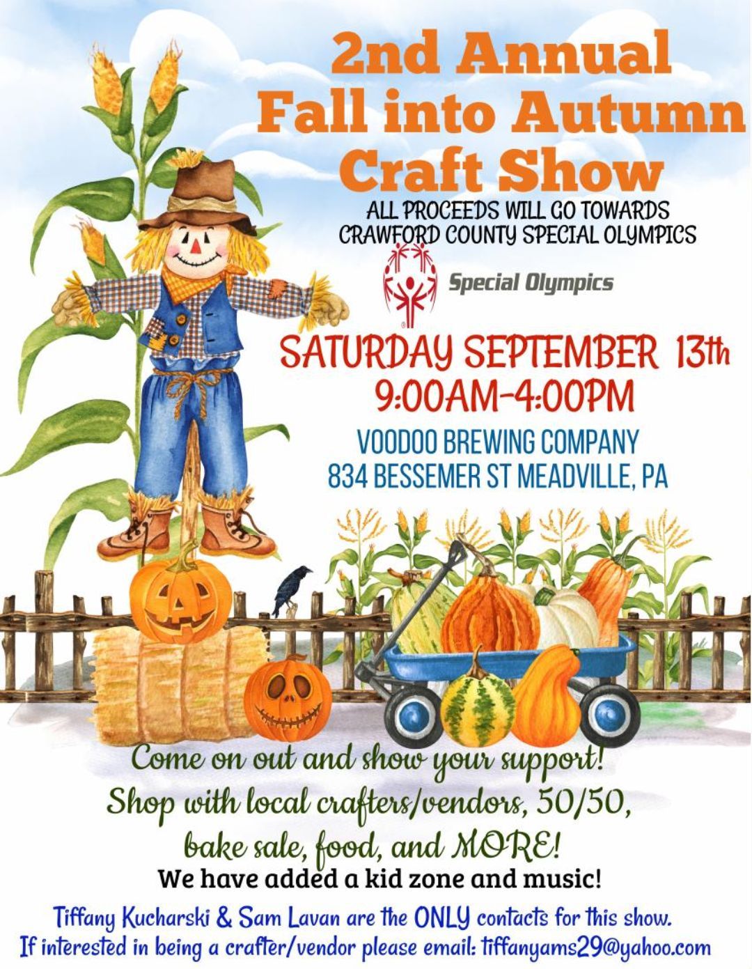 2nd Annual Fall Into Autumn Craft Show