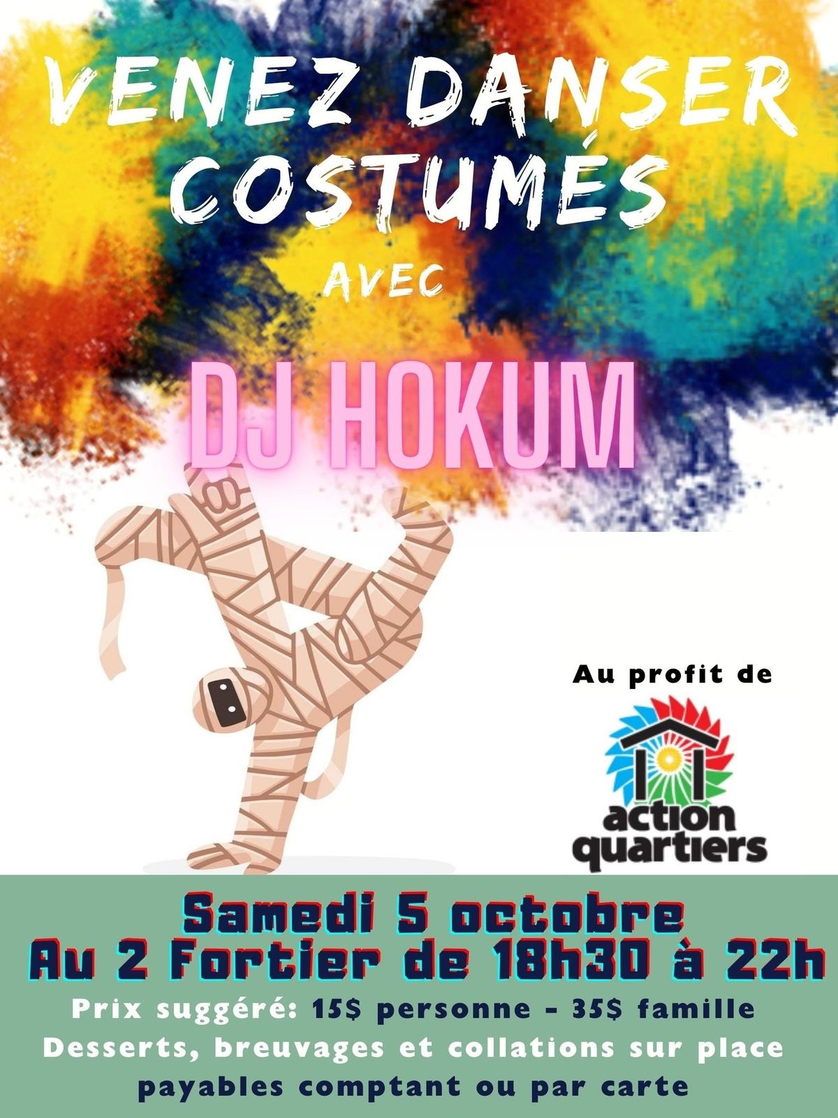 Danse costum\u00e9e pour Action Quartiers