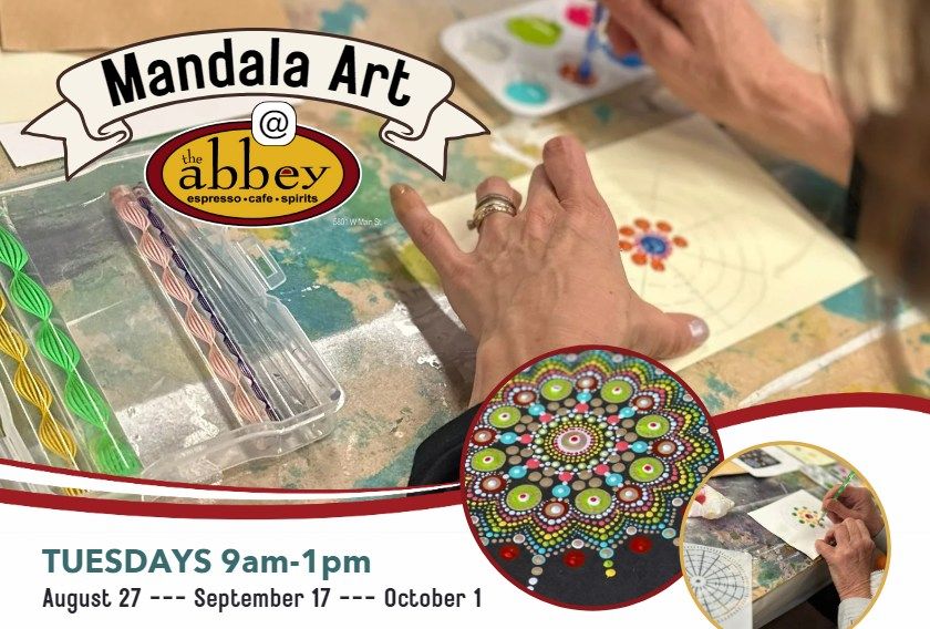 Mandala Art and Lunch @ The Abbey (coffee shop in Belleville)