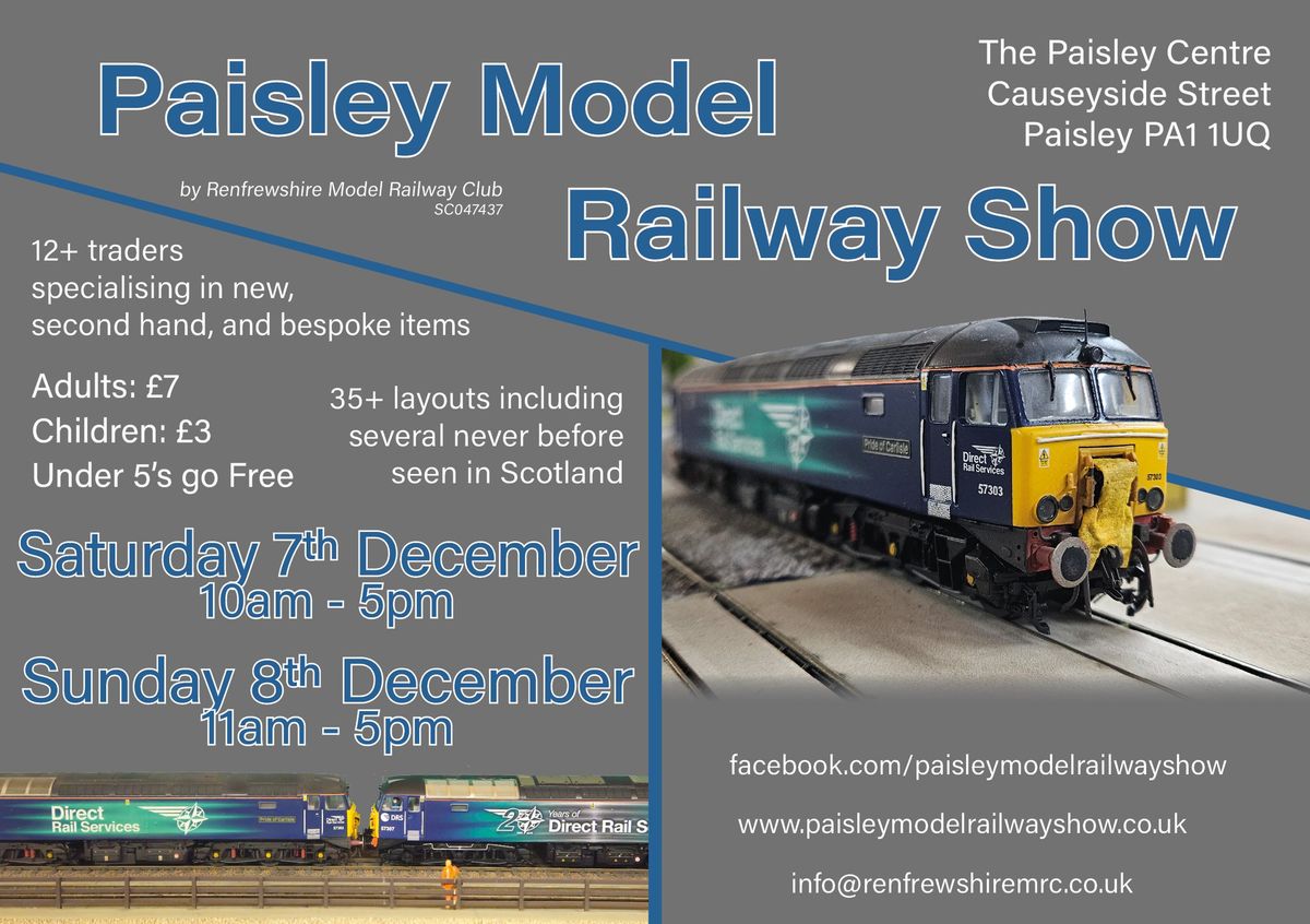 Paisley Model Railway Show 2024