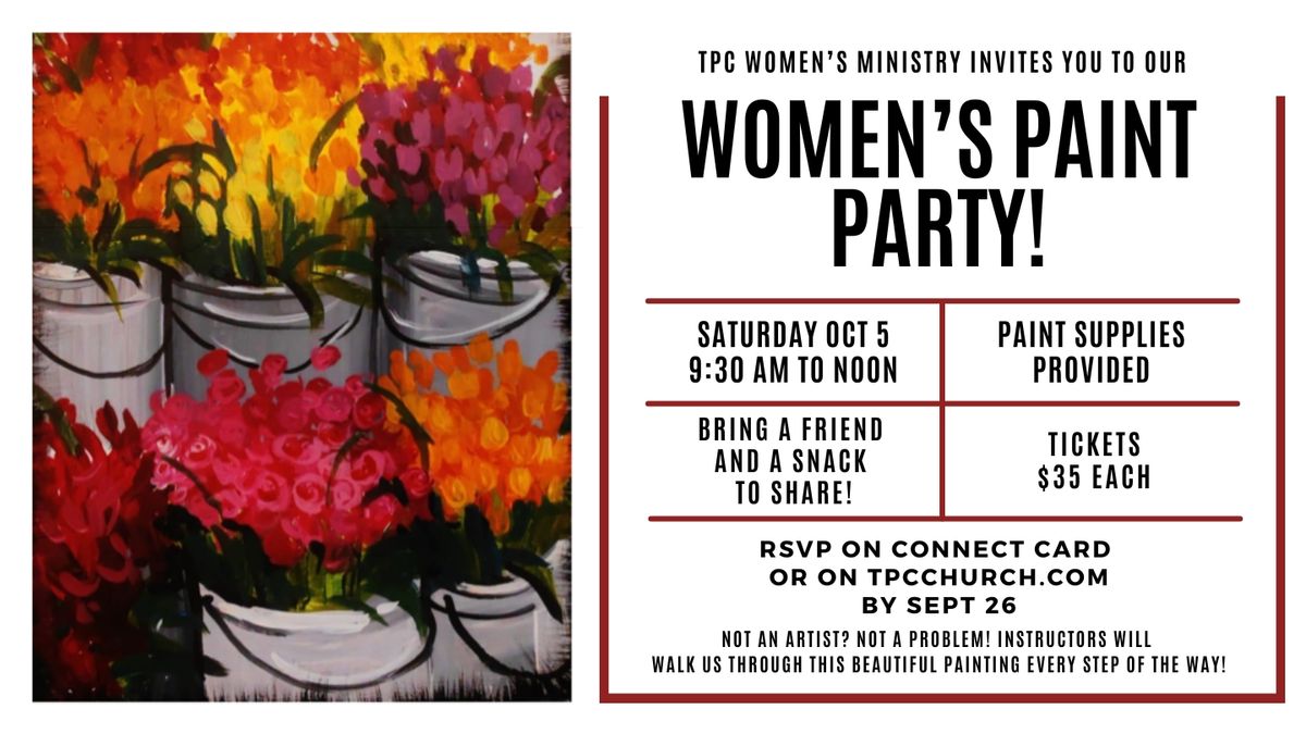 Women's Paint Party!