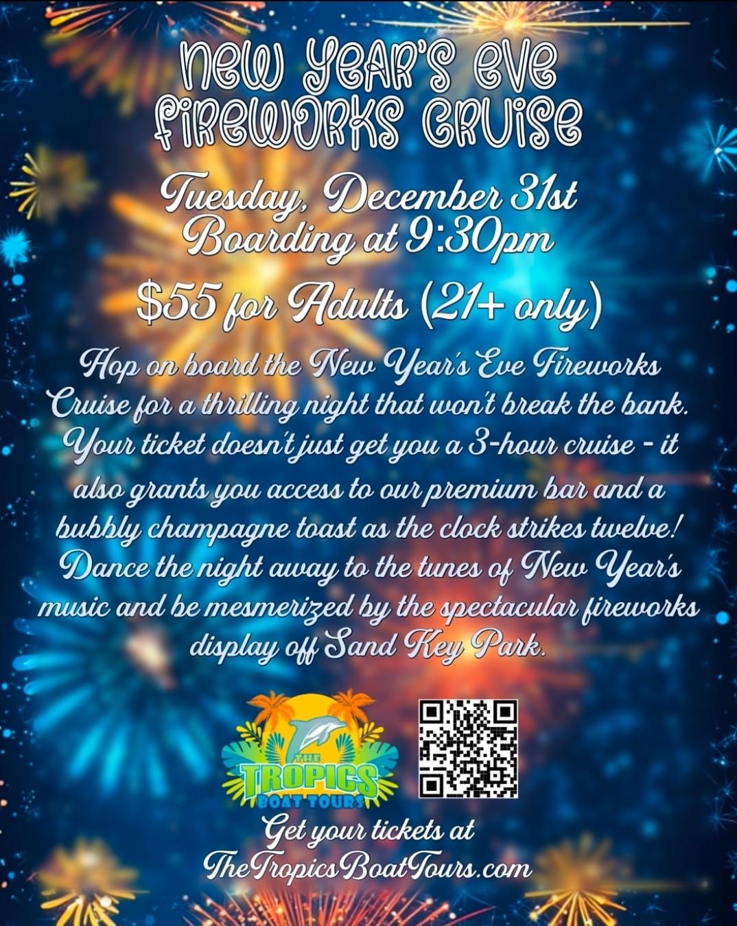 New Years Eve Fireworks Cruise