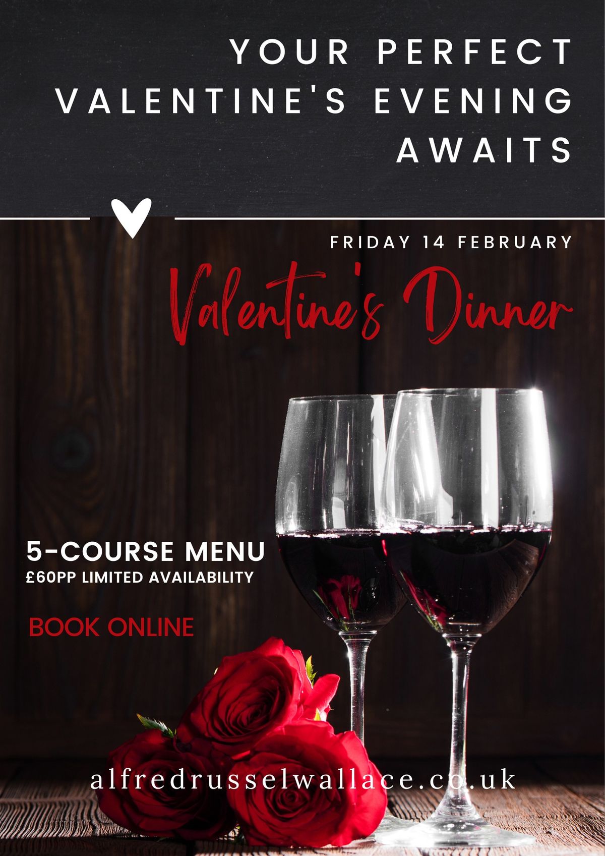 Valentine\u2019s Dinner at The Wallace Steakhouse \u2728\ud83c\udf39