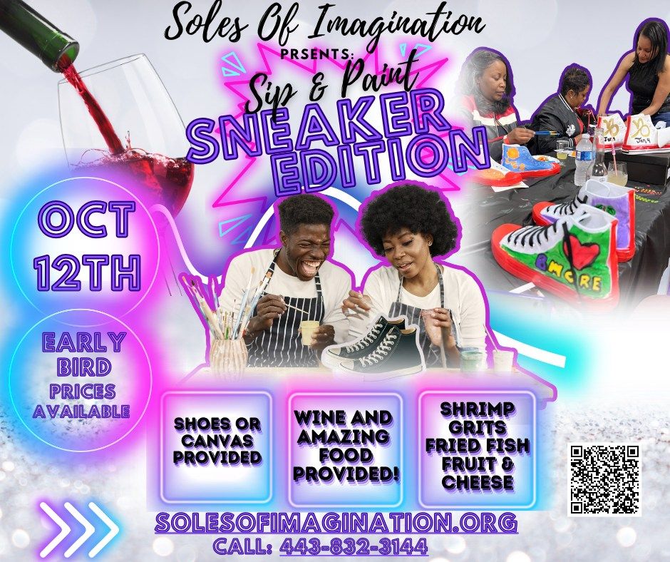 Sneaker Edition Sip & Paint with Art Exhibit  **Do'er Hosted Event**