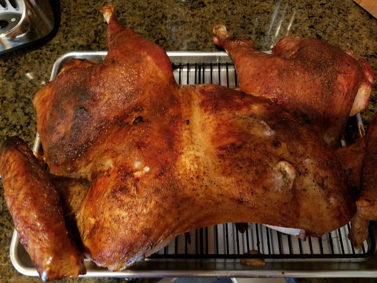 Pre-Order a Brined, Spatchcocked & Smoked Turkey for Thanksgiving!