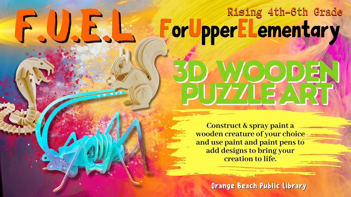 F.U.EL: 3D Wooden Puzzle Art