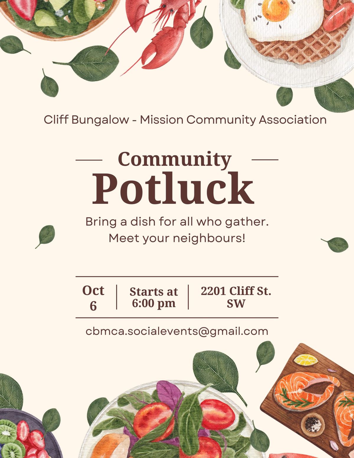 CBMCA Community Potluck