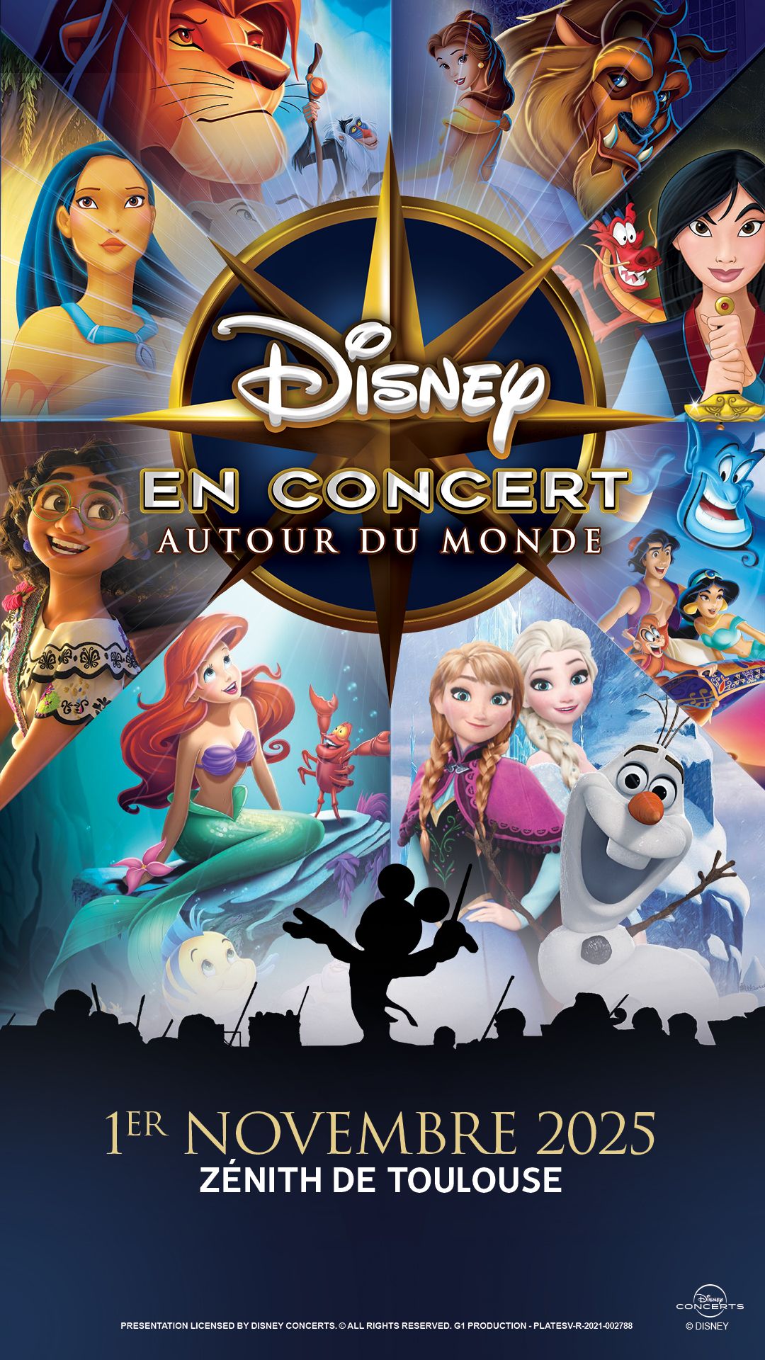 Disney en Concert \u2022 01 novembre 2025 \u2022 Zenith Toulouse Metropole, Toulouse