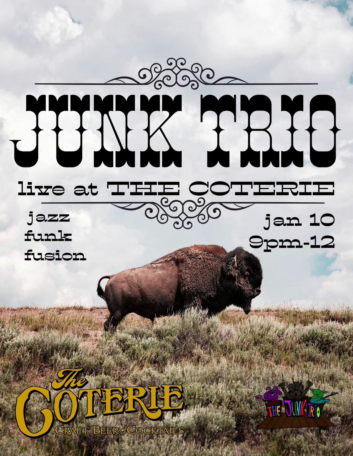 Junk Trio : Live at The Coterie!