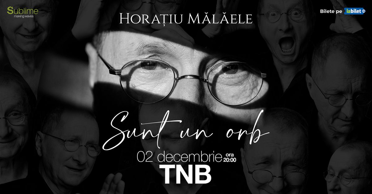 Bucuresti: Horatiu Malaele - Sunt un Orb @ TNB - ora 20:00