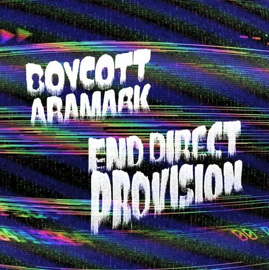 Avoca Picketing against Aramark Direction Provision