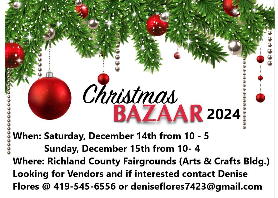 CHRISTMAS BAZAAR 2024