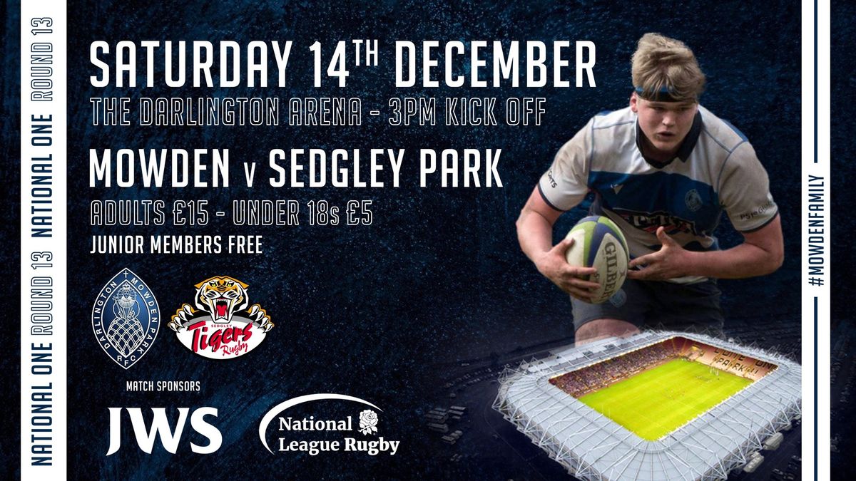 Darlington Mowden Park v Sedgley Park