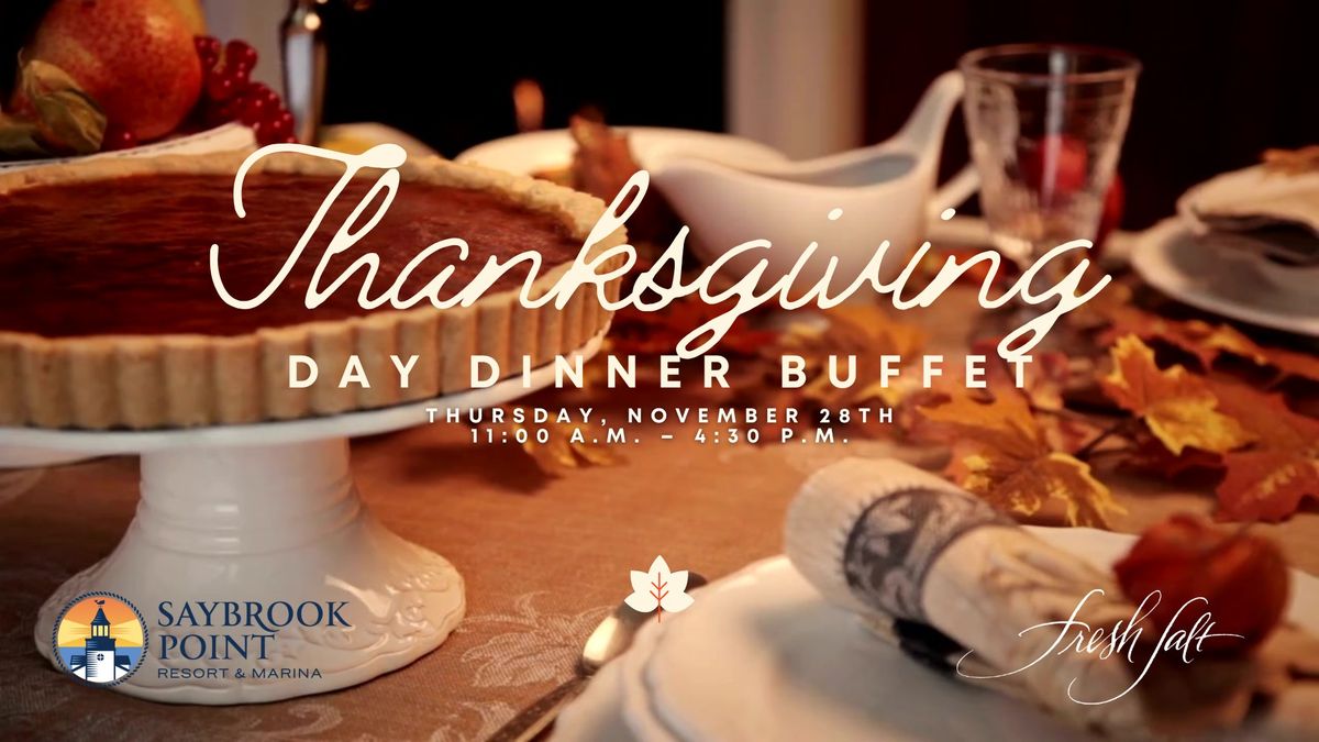 Thanksgiving Day Dinner Buffet