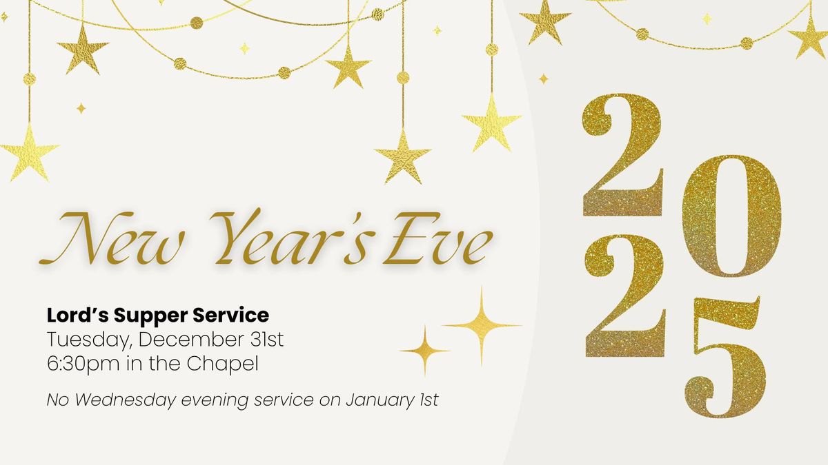 New Year's Eve Service