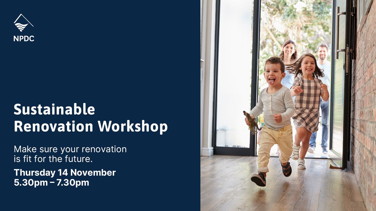 Sustainable Renovations Workshop