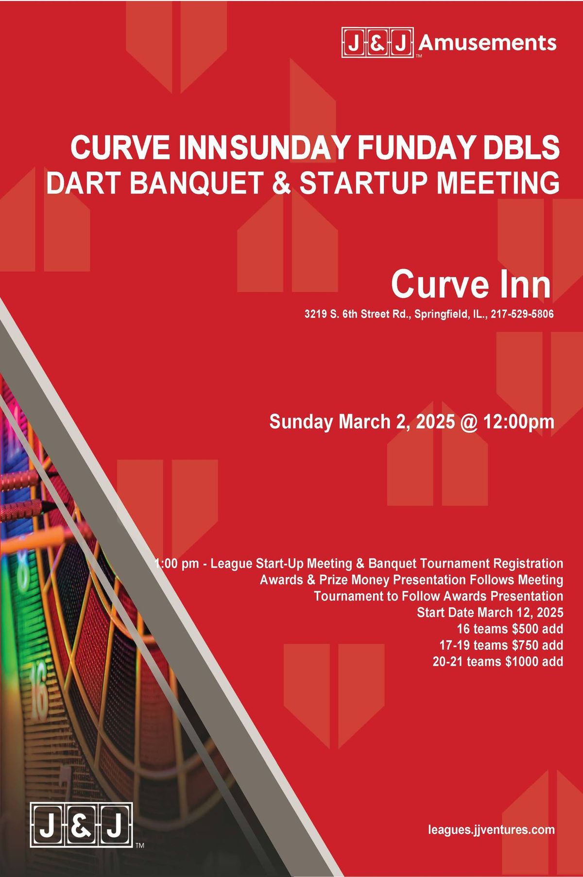 Dart Banquet - Curve Inn Sunday Doubles Springfield, IL 