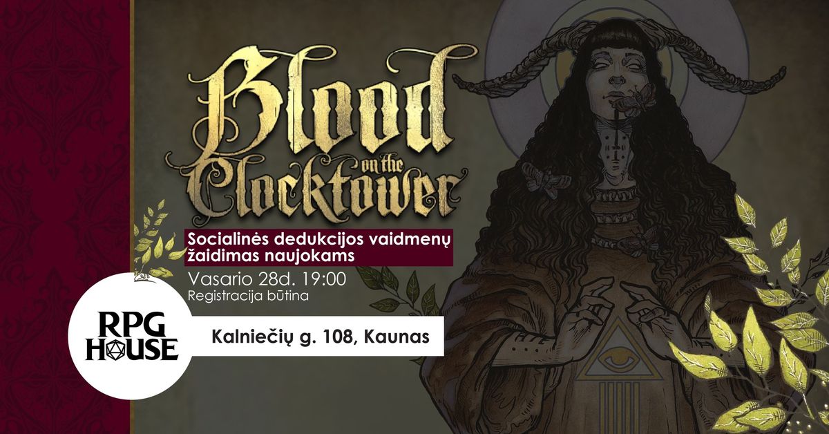 Blood on the Clocktower socialin\u0117s dedukcijos \u017eaidimas naujokams!