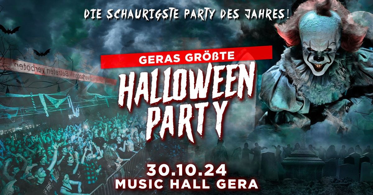 Geras gr\u00f6\u00dfte Halloween Party | Music Hall Gera | 30.10