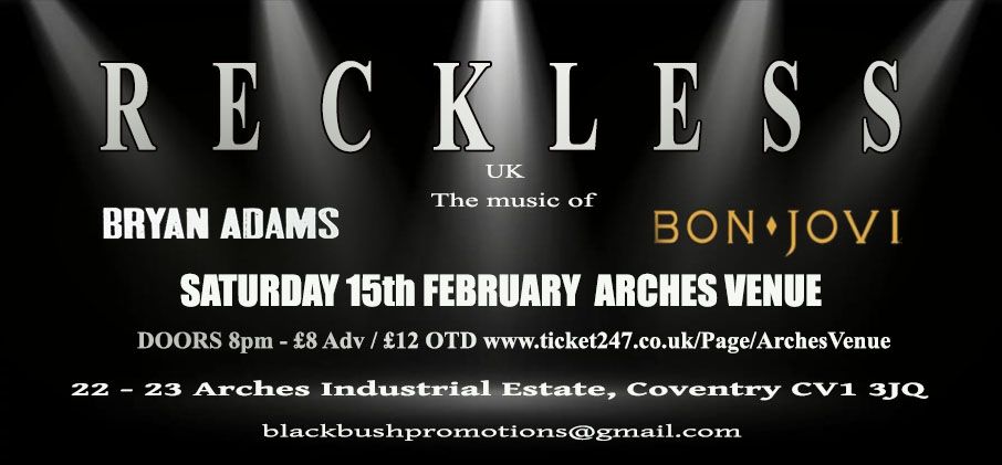 Reckless UK - Bryan Adams\/Bon Jovi tribute