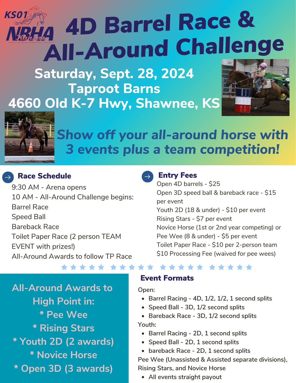 KS01 Barrel Race & All-Around Challenge