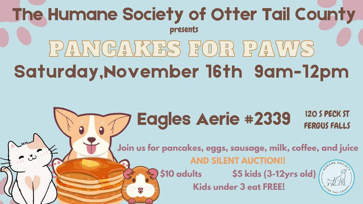 Pancakes for Paws