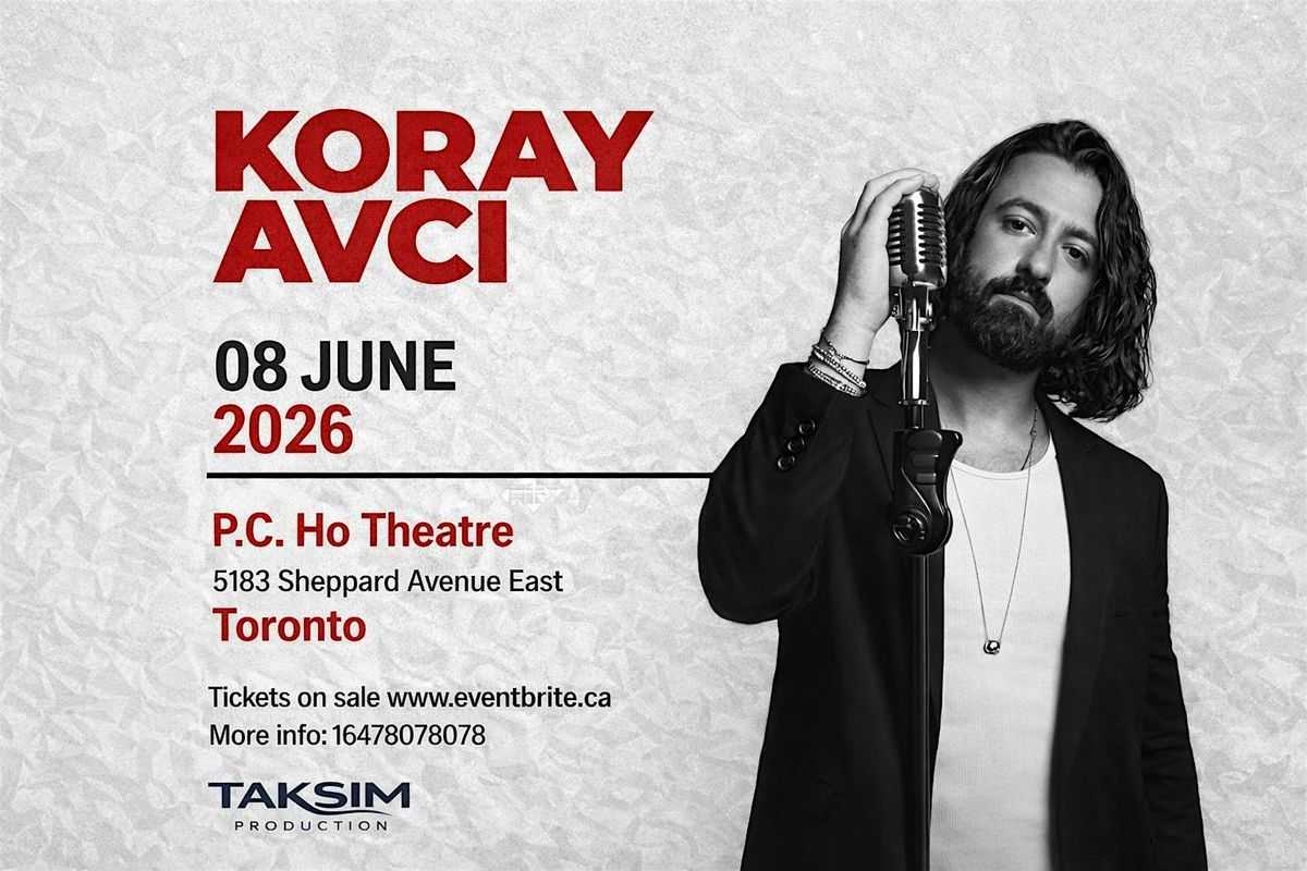 KORAY AVCI LIVE IN TORONTO