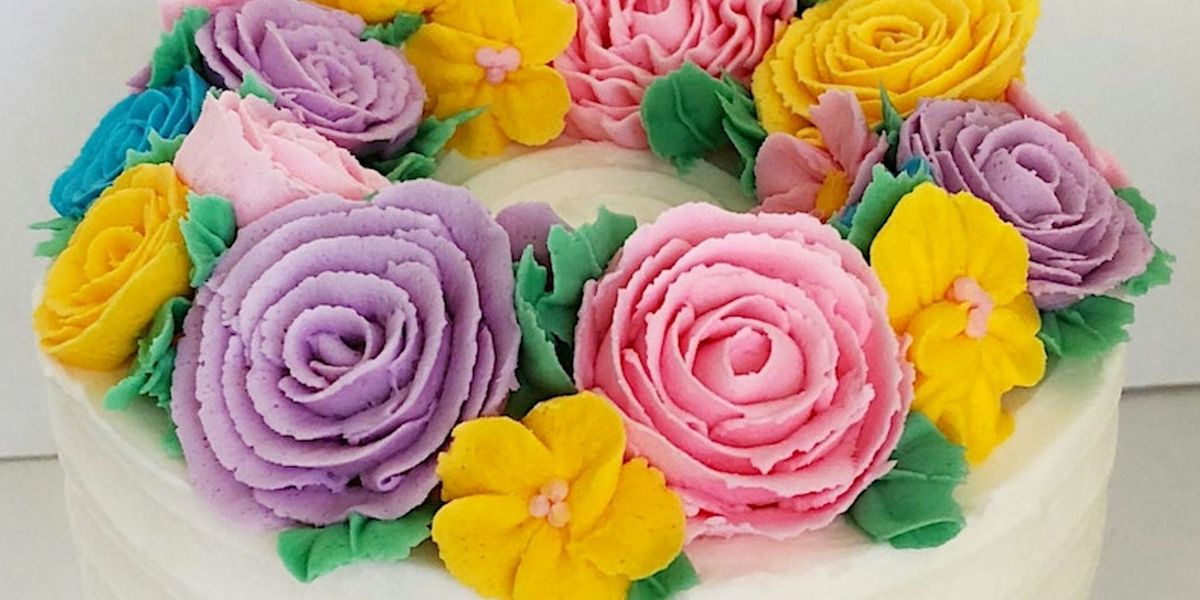 Buttercream Flowers Cupcake Decorating Class