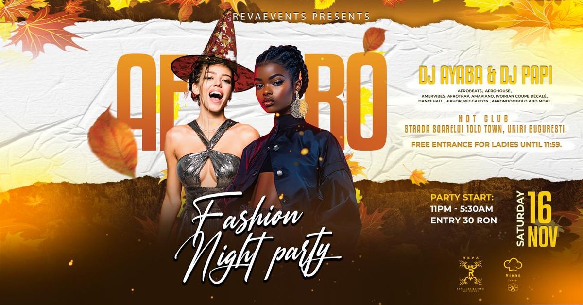 AFRO FASHION NIGHT PARTY 