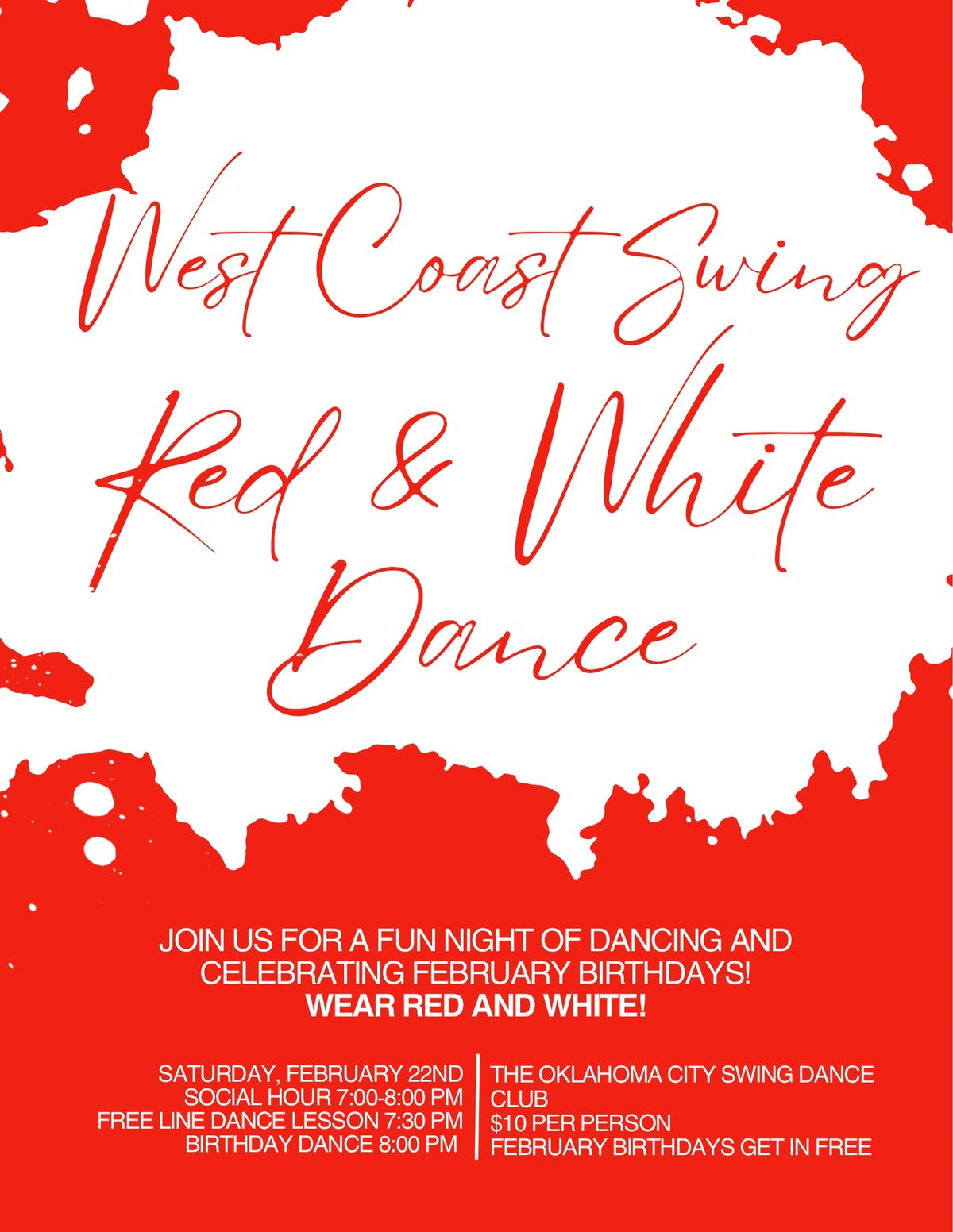 Red & White Dance