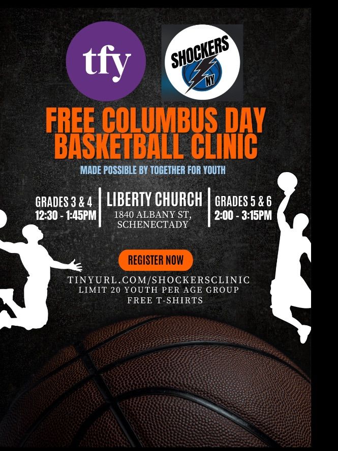 Free Columbus Day Basketball Clinic Presented By Together For Youth