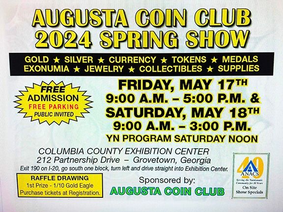 Augusta Coin Club Spring Show