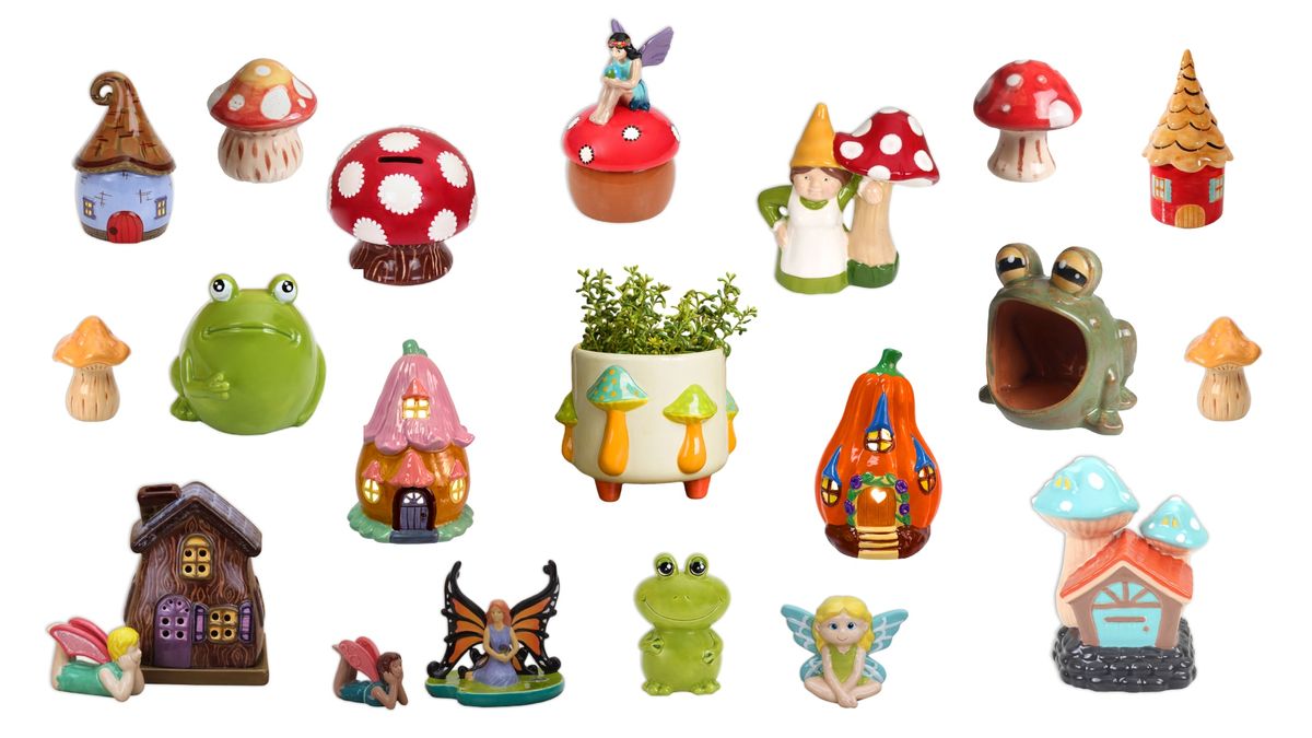 Paint Your Own Pottery: Fairies, Frogs & Fungi