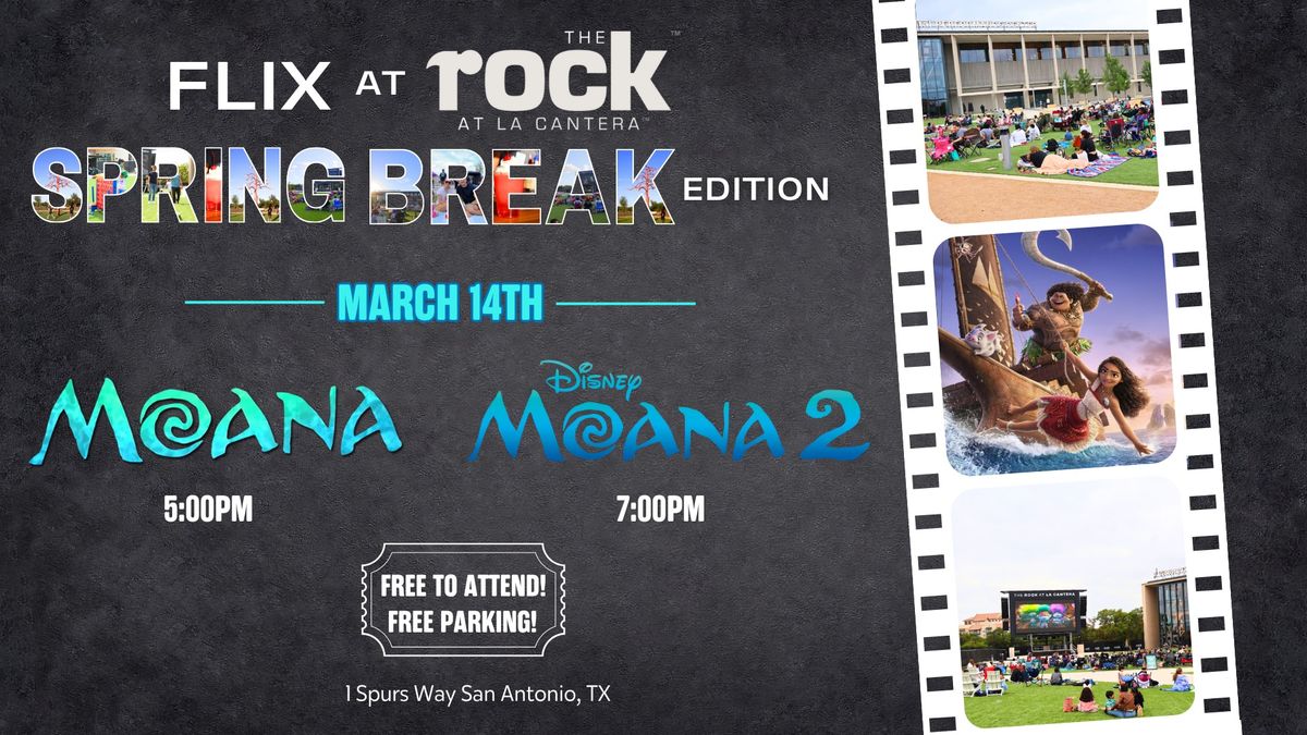 Flix at The Rock: Moana and Moana 2