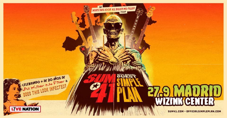 Sum 41 with special guests Simple Plan en Madrid