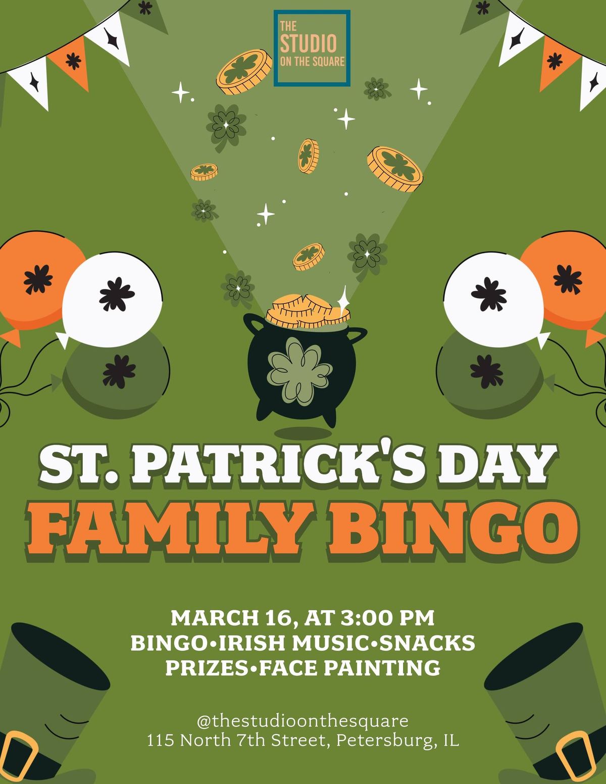 Saint Paddy\u2019s Family Bingo