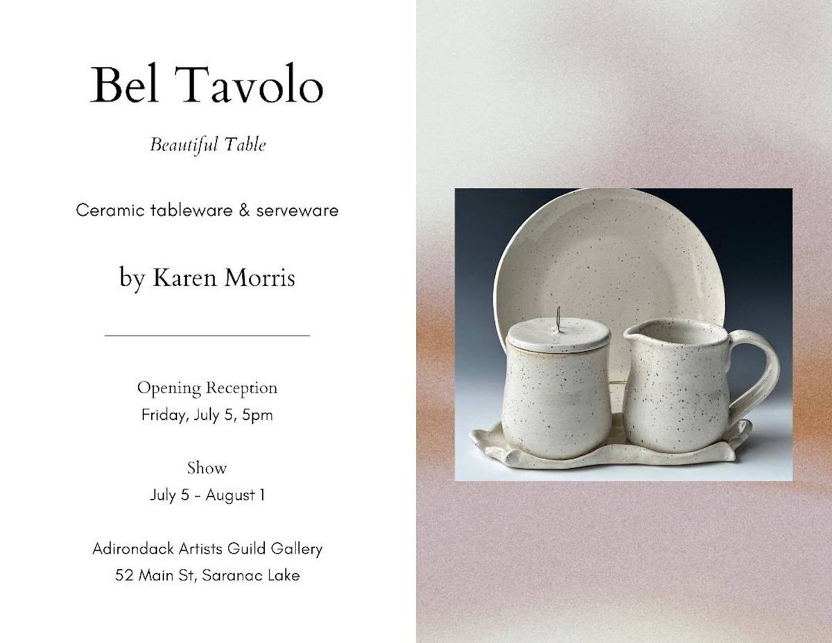 Bel Tavolo-Creamics by Karen Morris