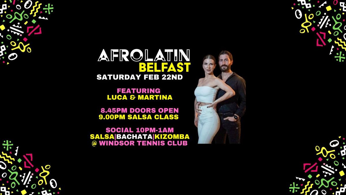 Afrolatin Belfast S.B.K w\/Luca & Martina (Salsa class)