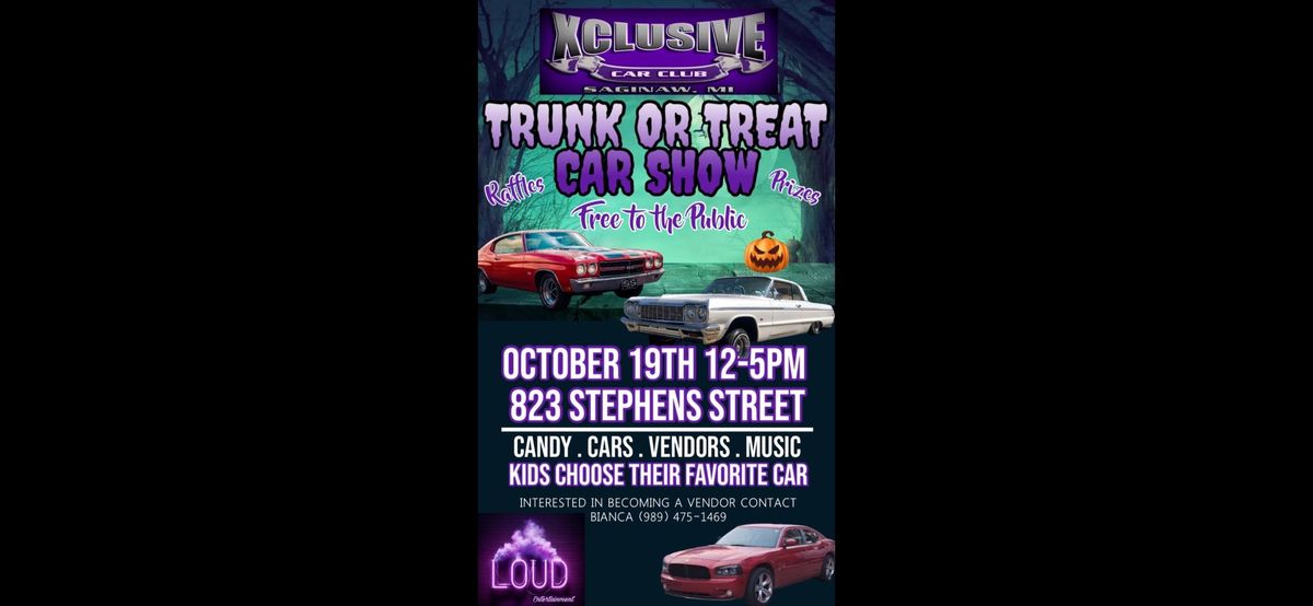 Xclusive Car Club Trunk or Treat 