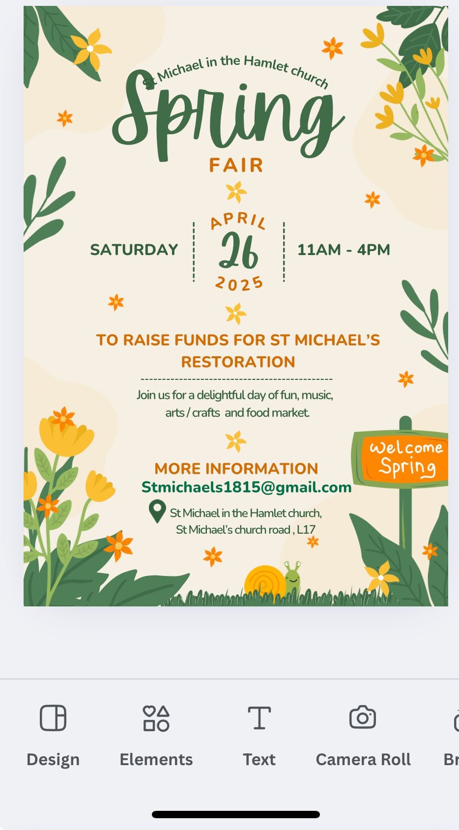 St Michaels spring fair 