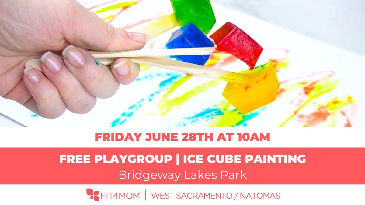 Free Playgroup | Ice Cube Painting