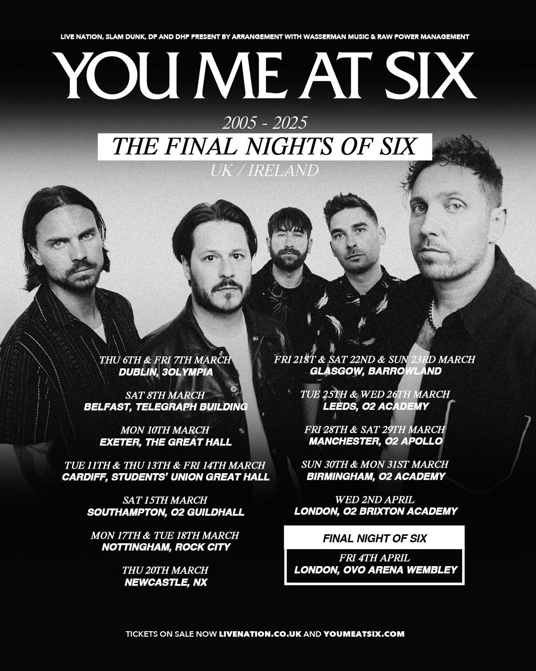 You Me at Six Exeter Tickets