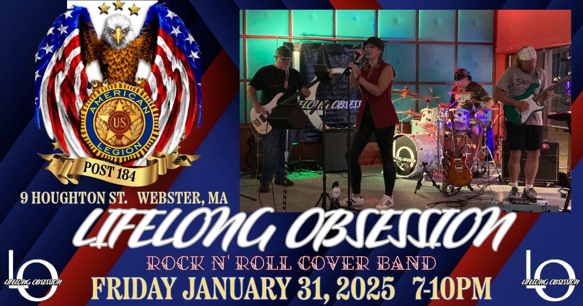 Live Music!-Lifelong Obsession at Webster Post 184